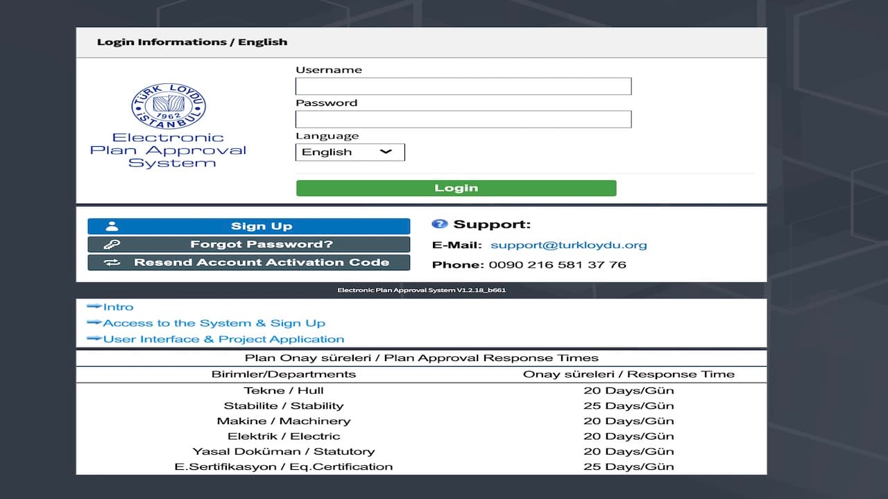 Naval Ship Classification Interface (TL-EPAS)